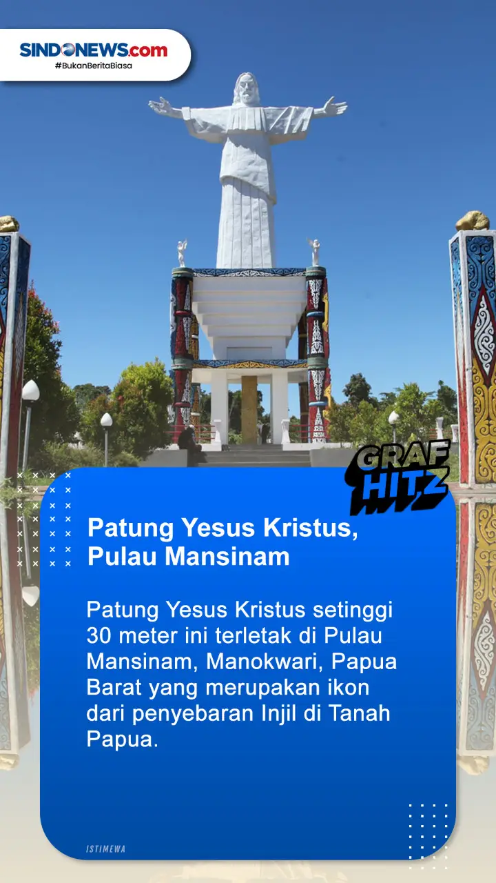 5 Patung Yesus di Indonesia,...