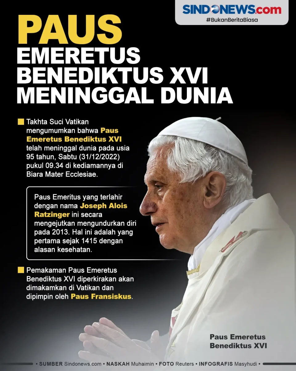 Paus Emeritus Benediktus...