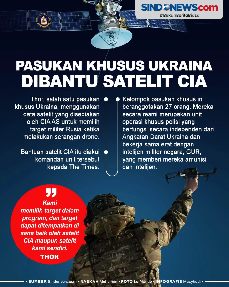 Satelit CIA Bantu Pasukan...