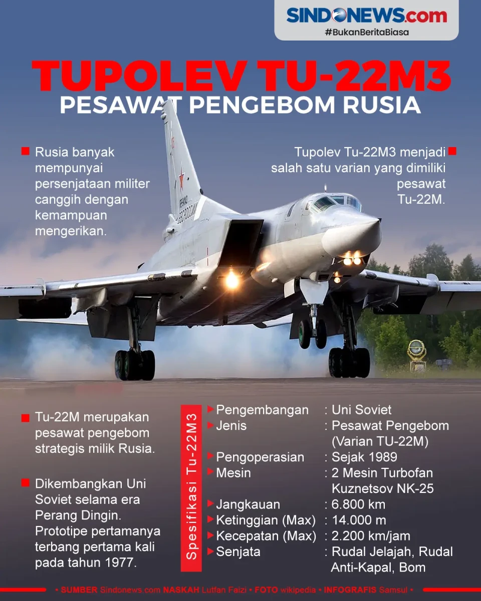 Tupolev Tu-22M3, Pesawat...