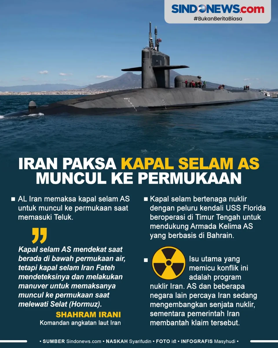 Angkatan Laut Iran Paksa...