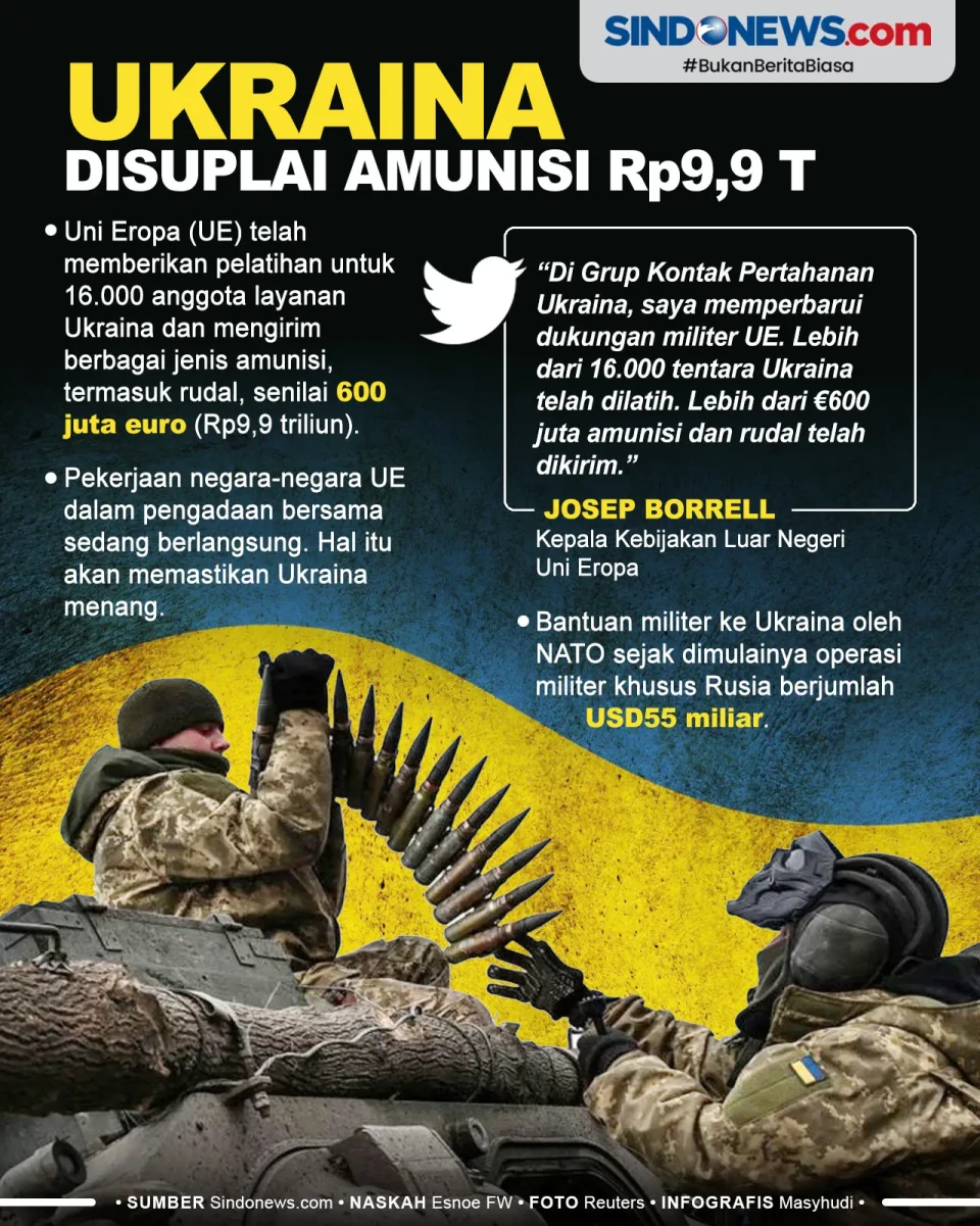 Ukraina Disuplai Amunisi...
