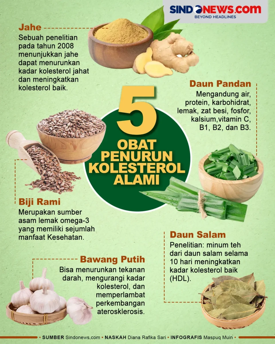Lima Obat Penurun Kolesterol...