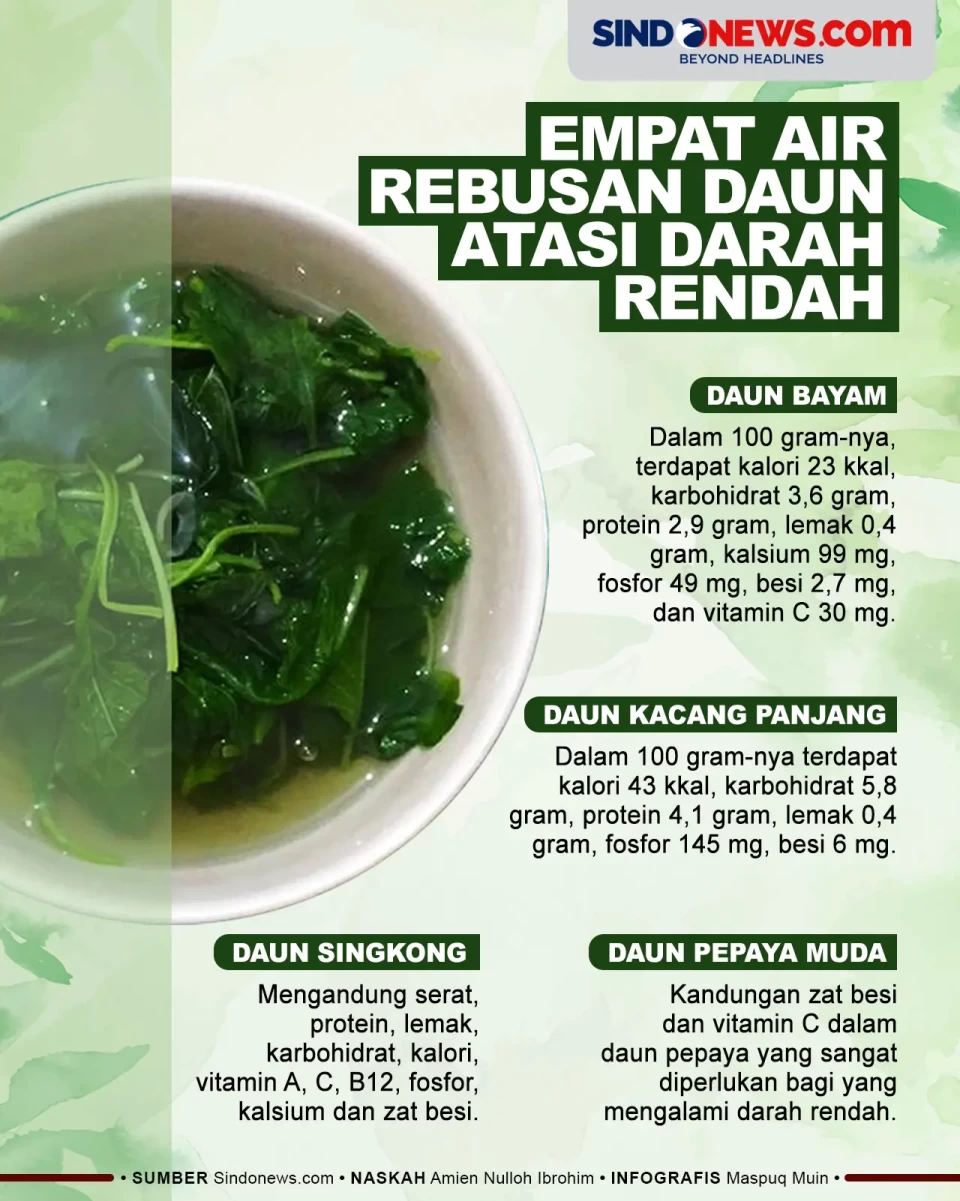 4 Air Rebusan Daun yang...