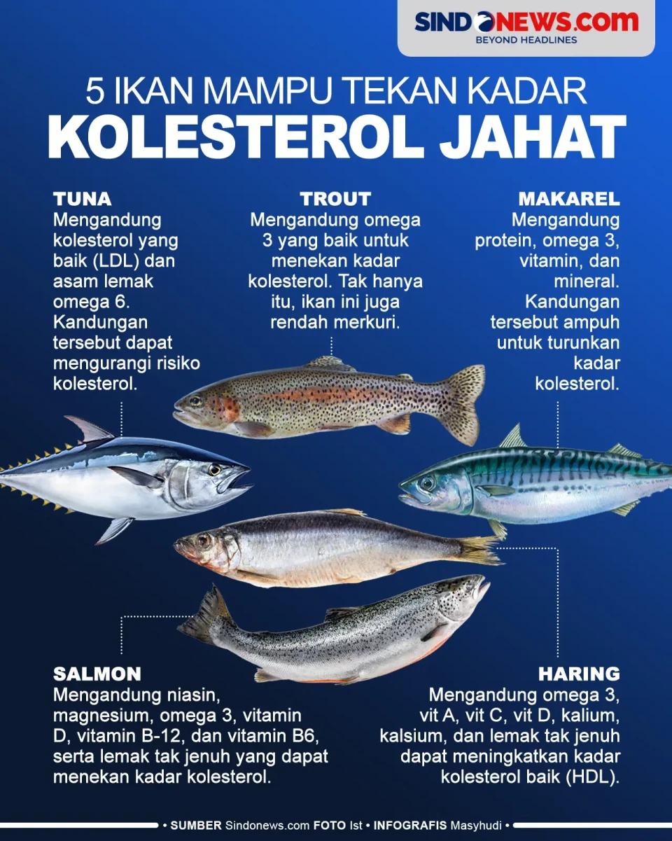 5 Ikan Ampuh Tekan Kadar...