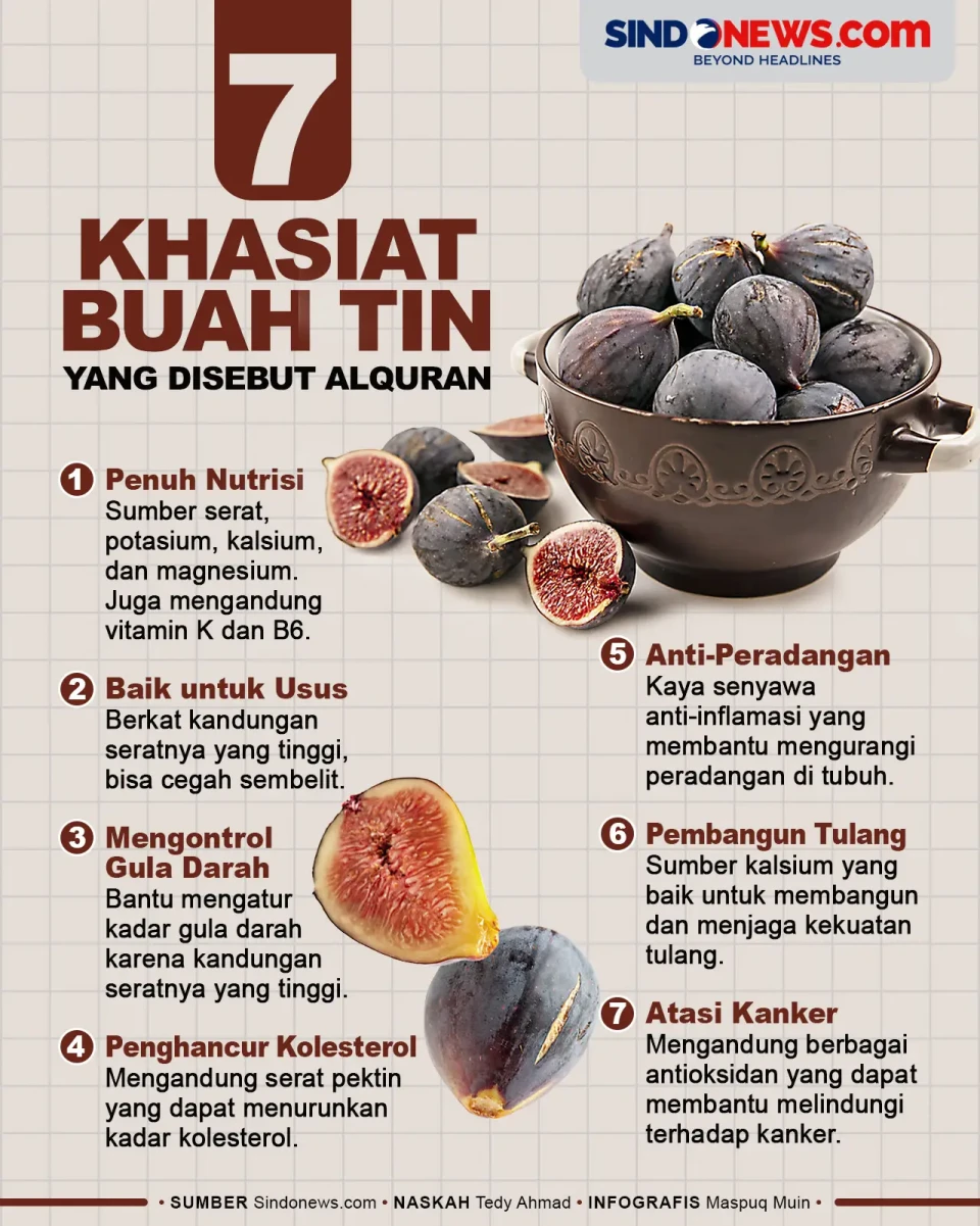 7 Manfaat Buah Tin yang...