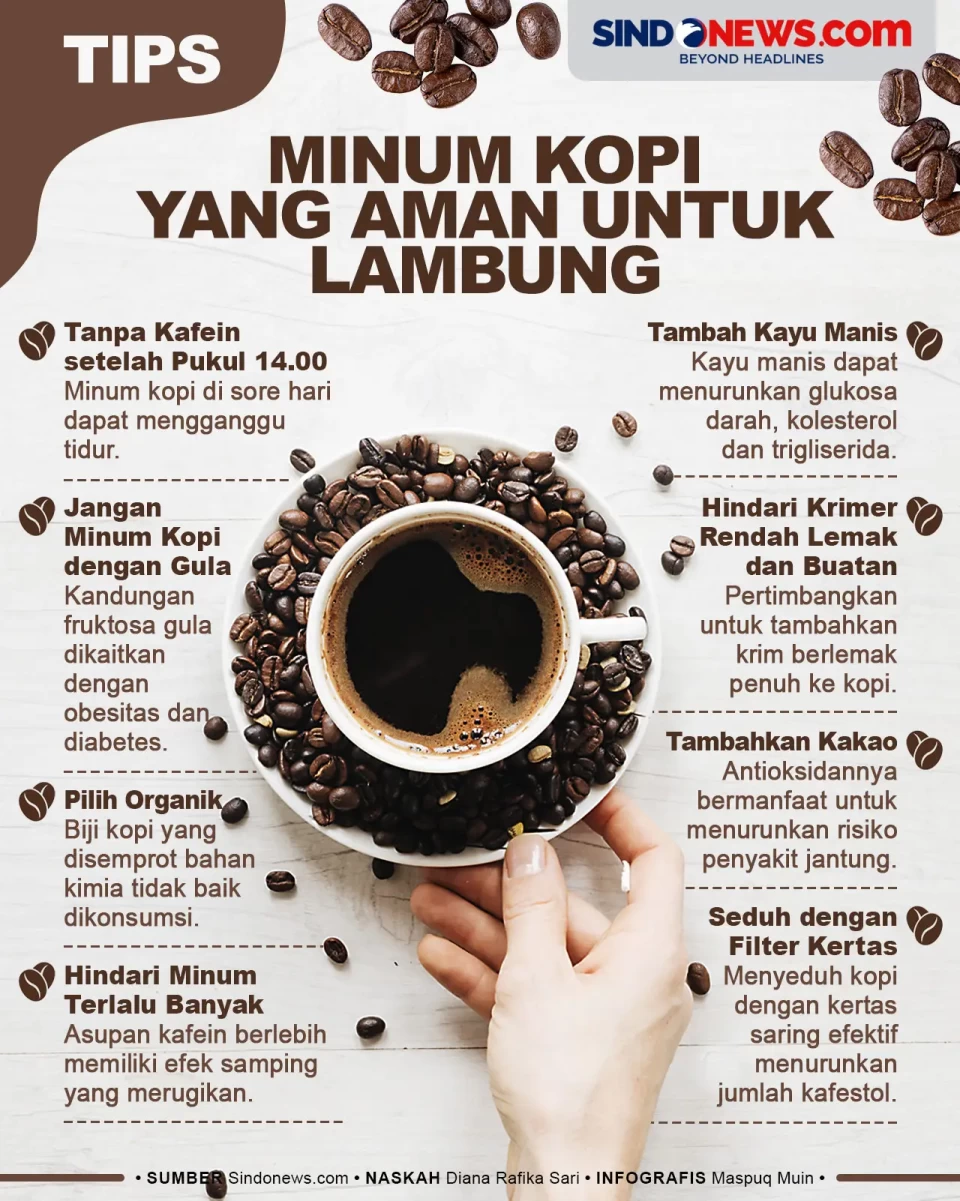 8 Tips Minum Kopi agar...