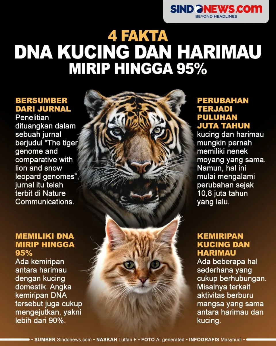 4 Fakta Kemiripan DNA...