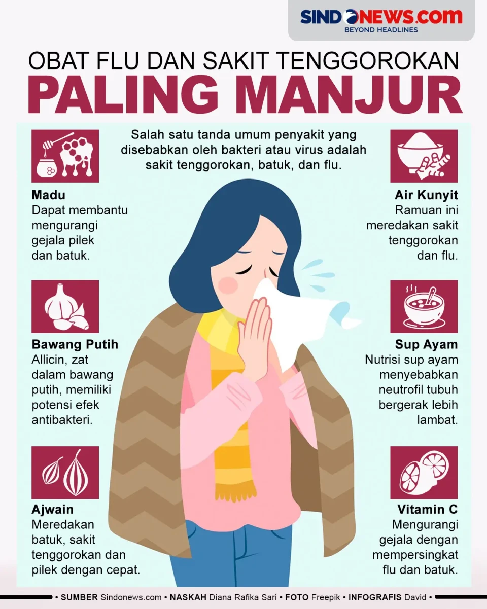 6 Obat Flu dan Sakit...