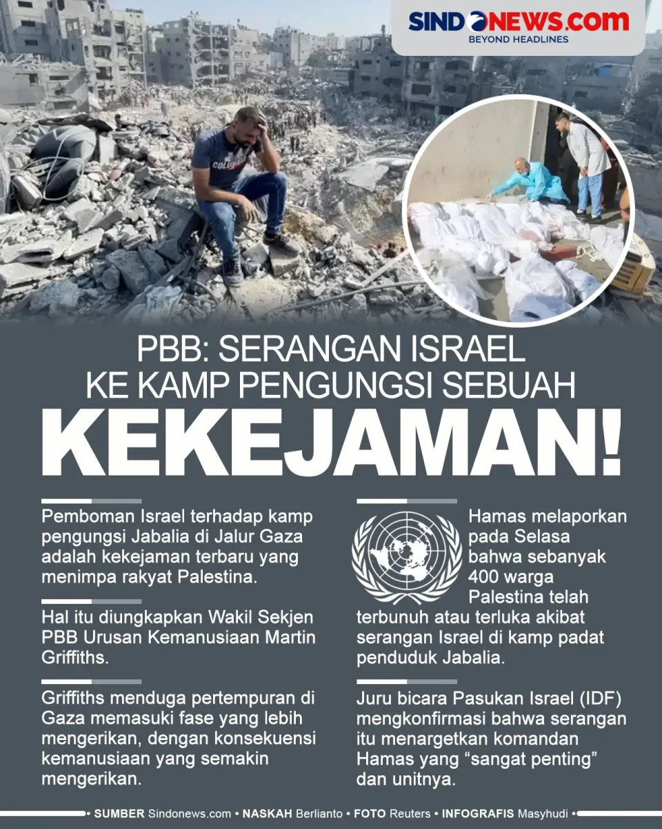 PBB Sebut Pemboman Israel...
