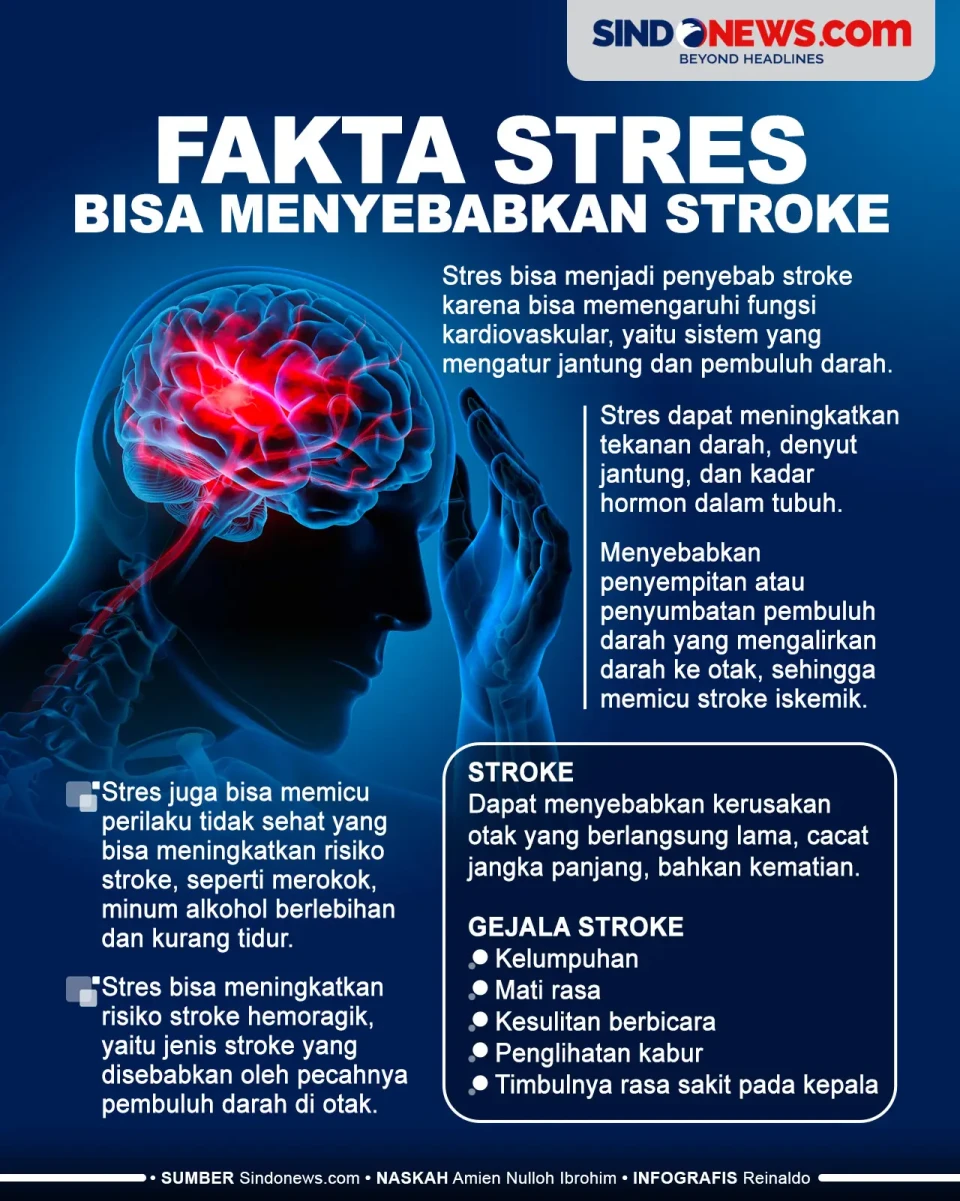 Fakta Stres Bisa Menyebabkan...