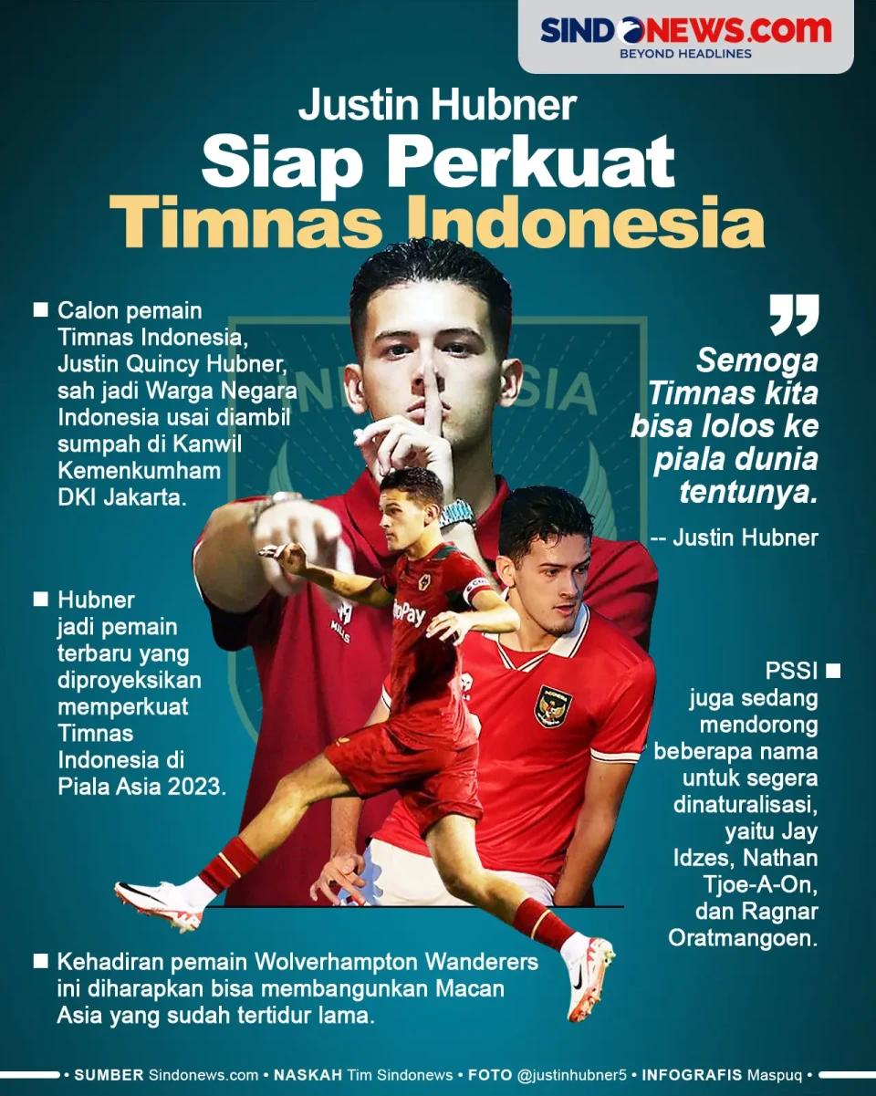 Resmi jadi WNI, Justin...