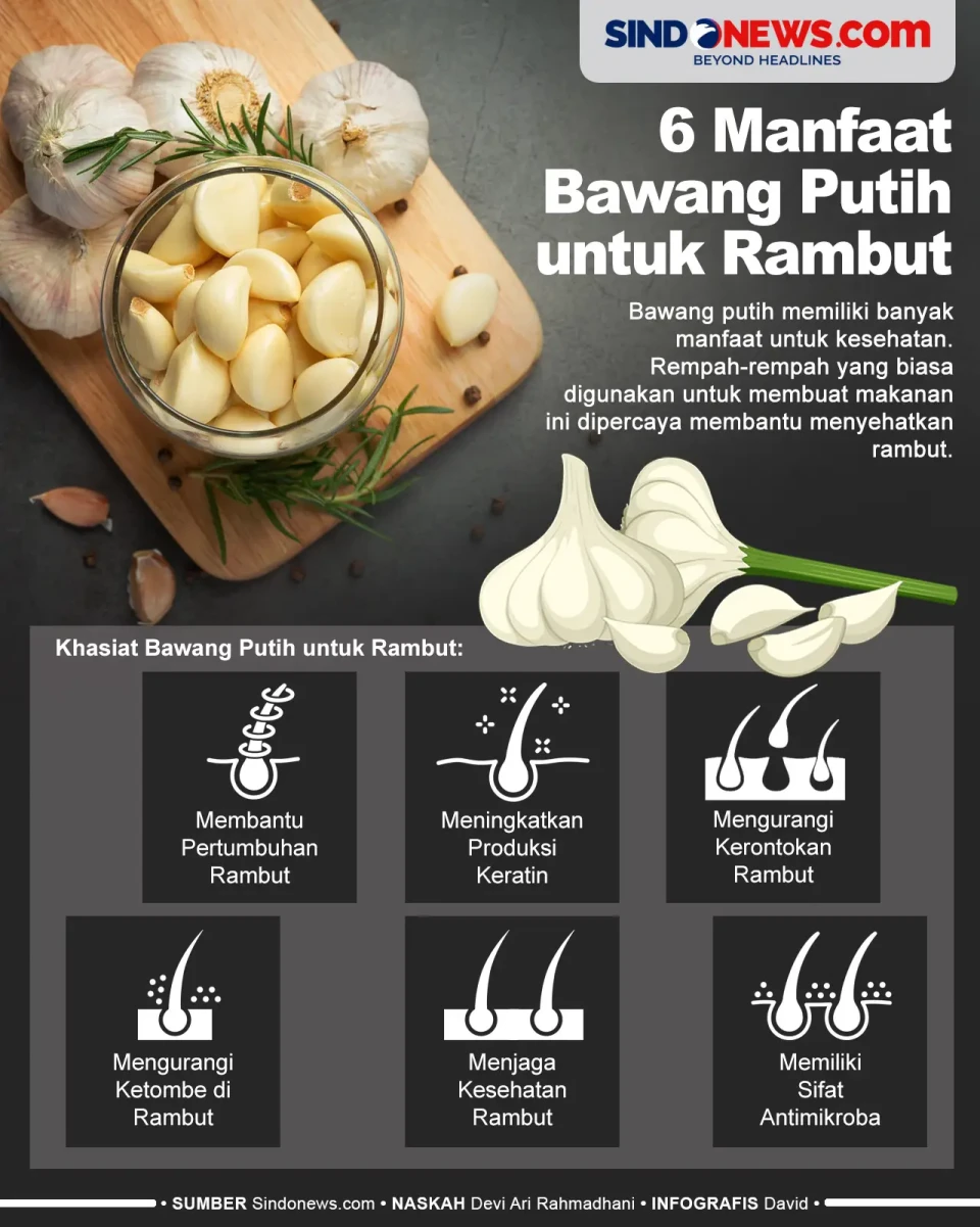 6 Manfaat Bawang Putih...
