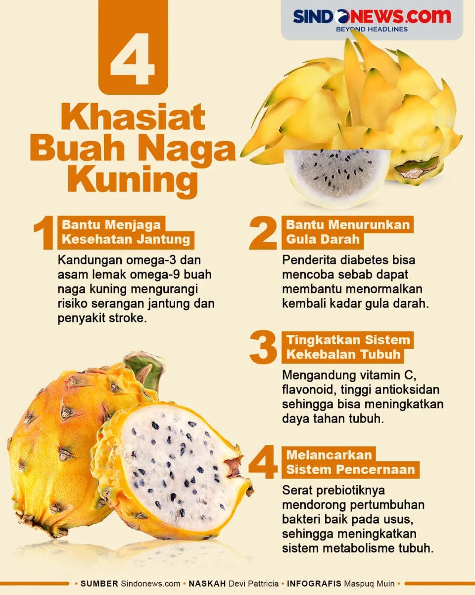 4 Khasiat Buah Naga...