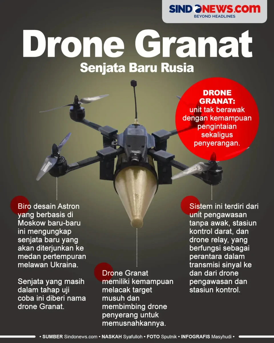 Drone Granat, Senjata...