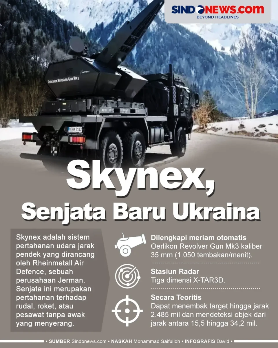 Skynex, Senjata Ukraina...