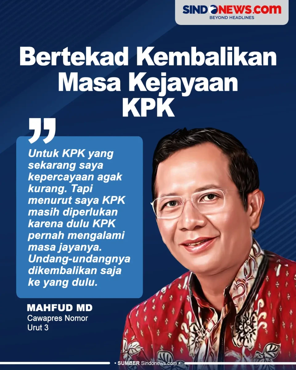 Mahfud MD Bertekad Mengembalikan...
