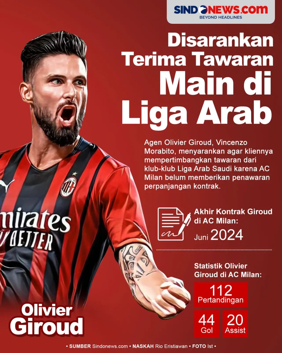 Olivier Giroud Disarankan...