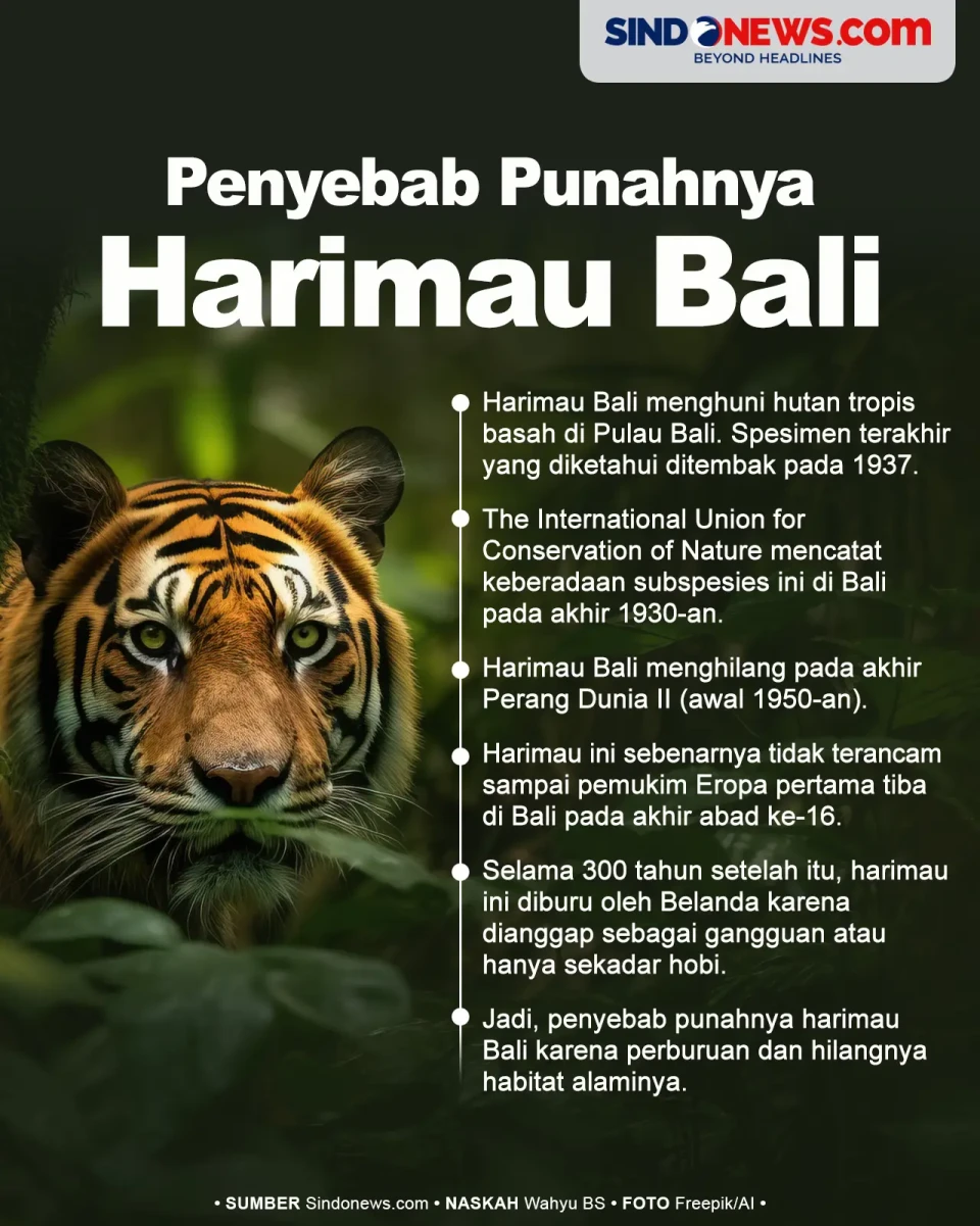 Penyebab Punahnya Harimau...
