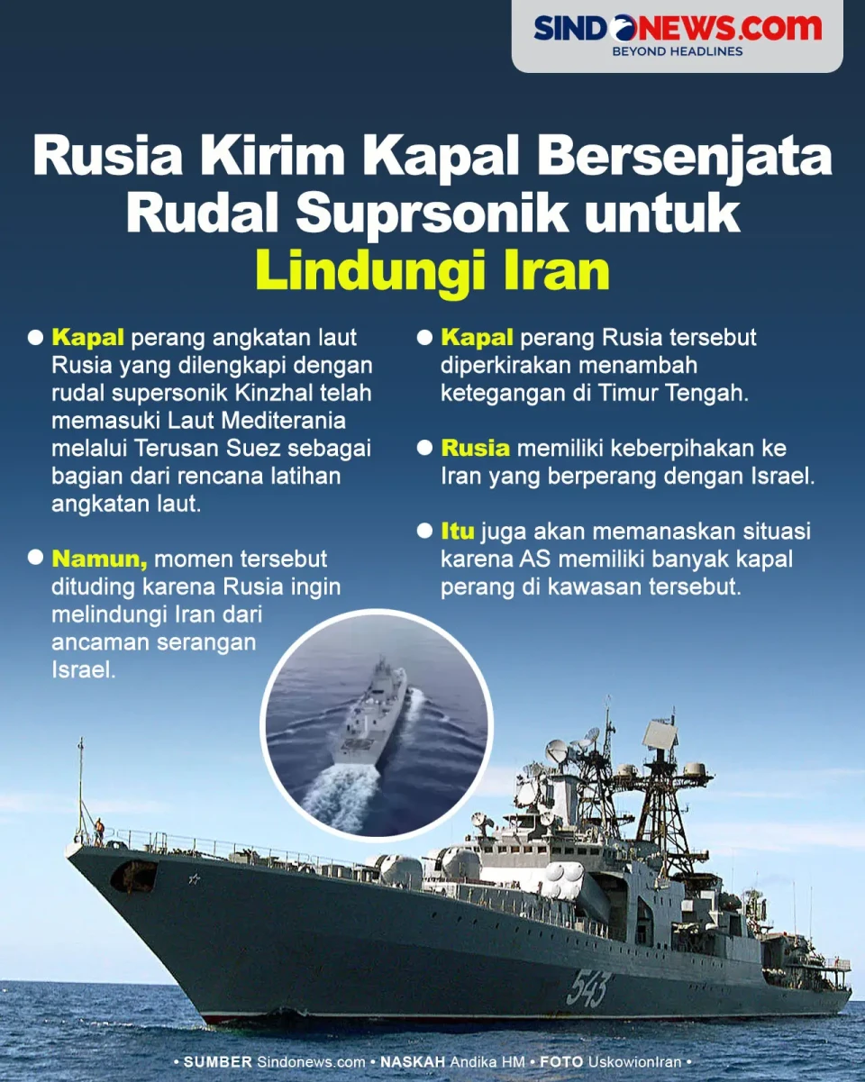 Rusia Kirim Kapal Bersenjata...