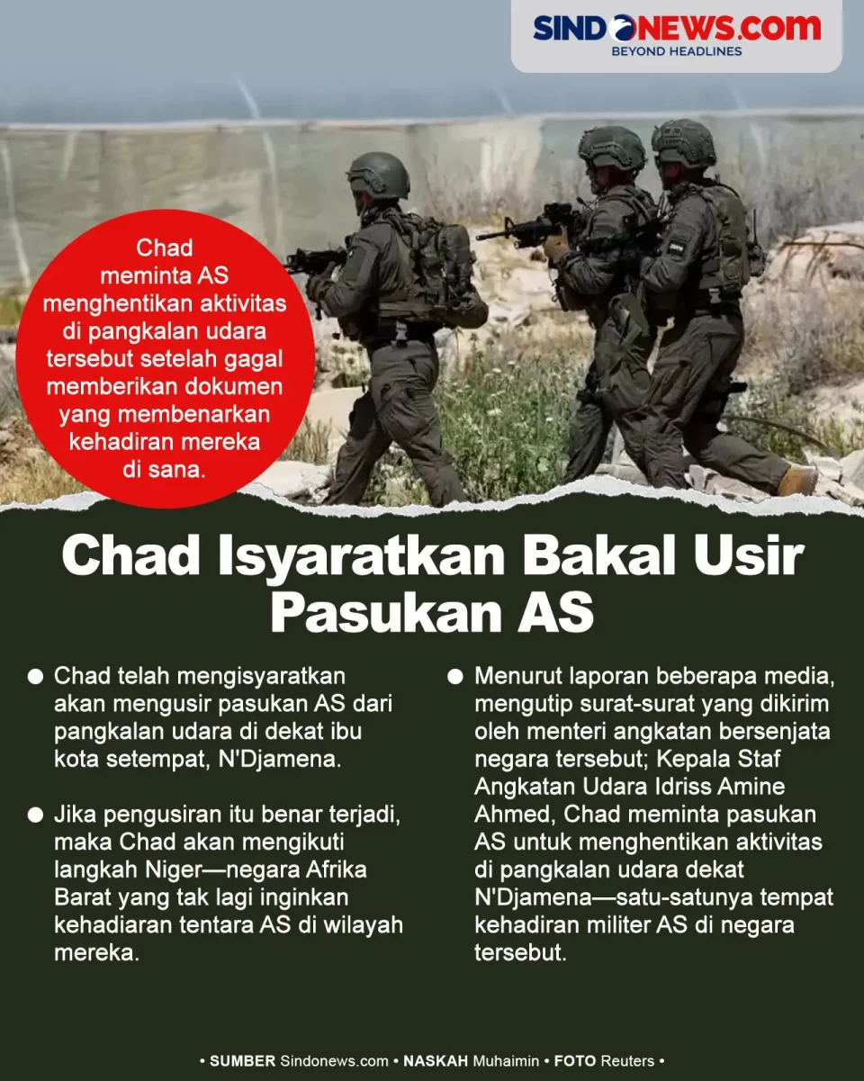 Chad Isyaratkan Bakal...