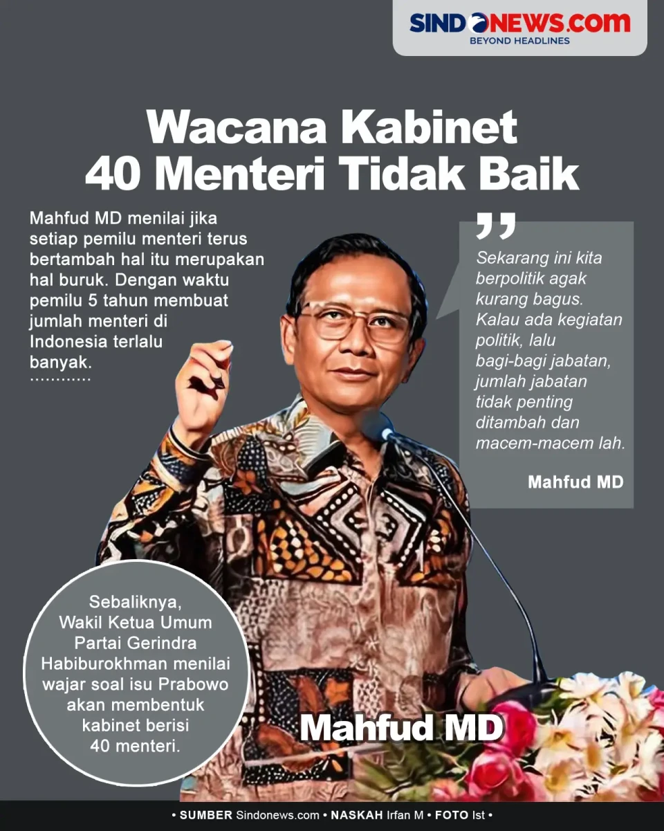 Mahfud MD: Wacana Kabinet...