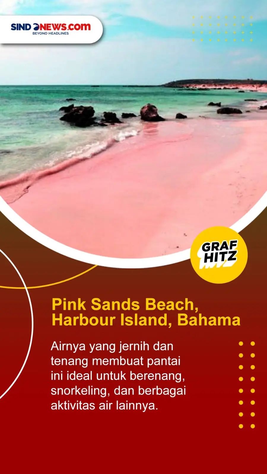 5 Pantai Pink Terindah...