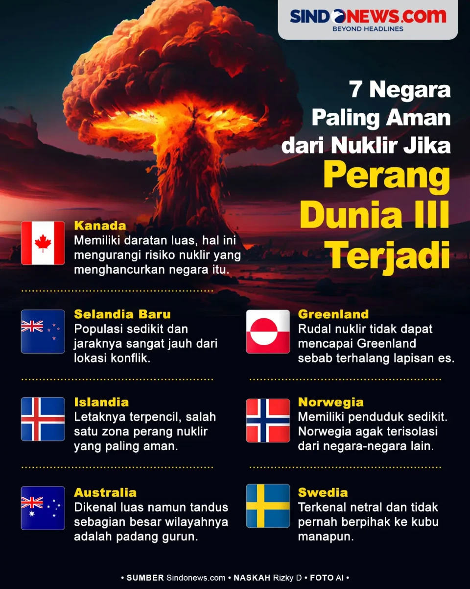 7 Negara Aman dari Radiasi...