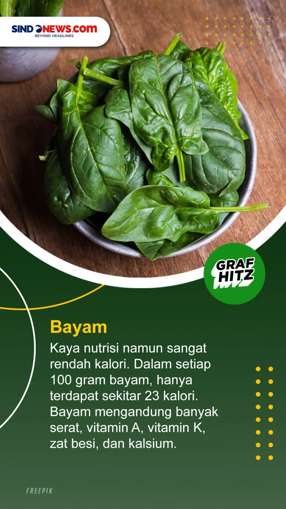 7 Sayuran Nyaris Rendah...
