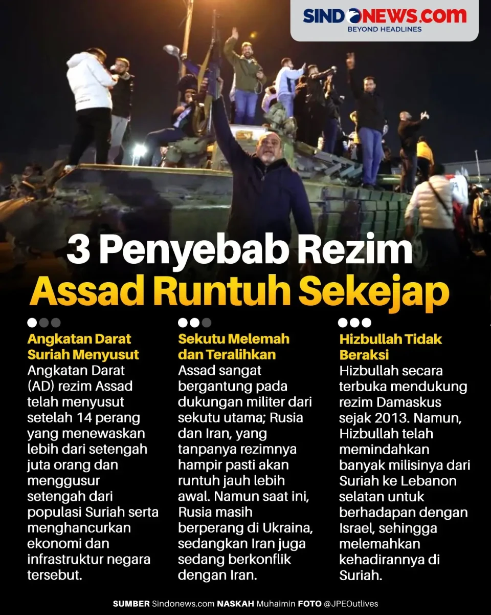3 Penyebab Rezim Assad...