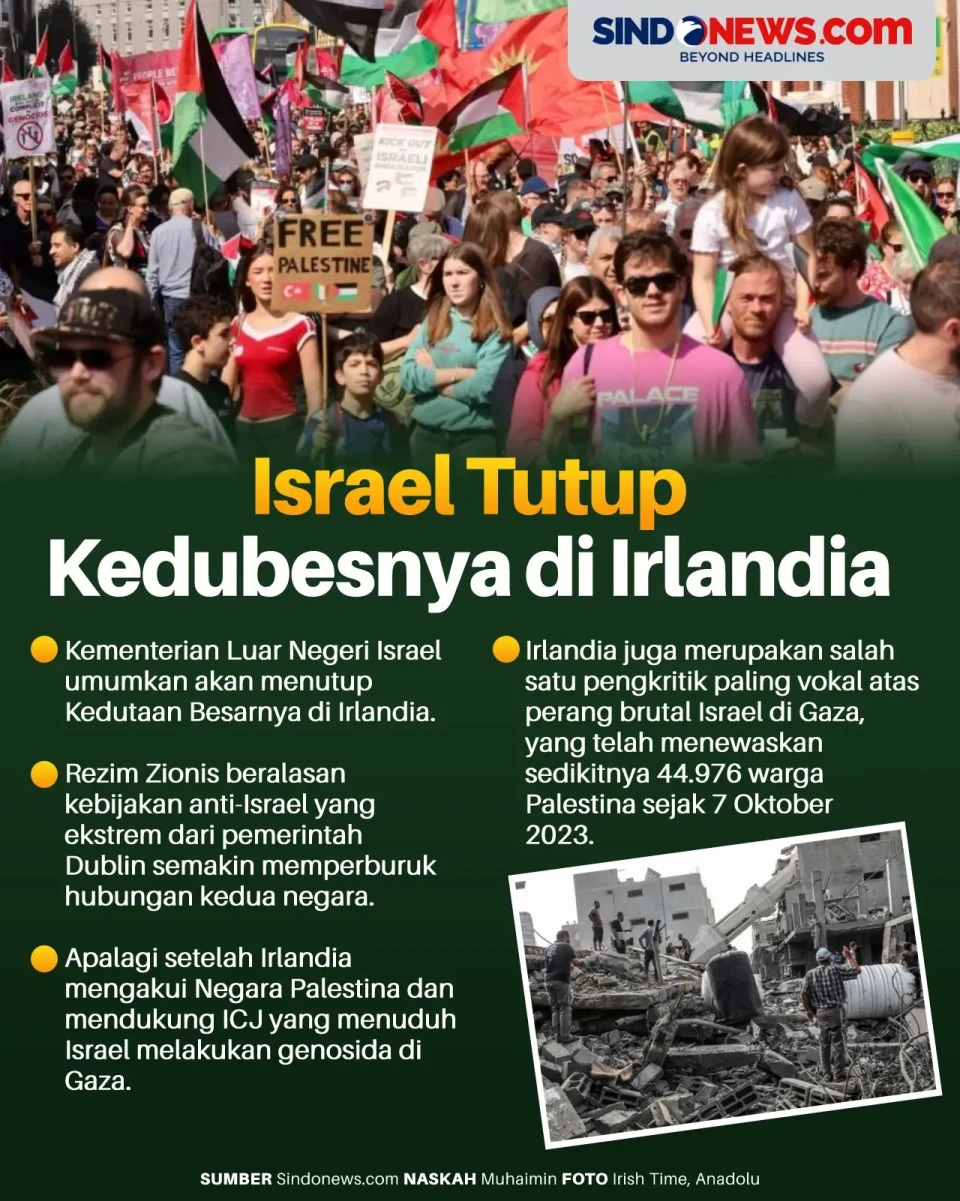 Irlandia Dukung Kasus...