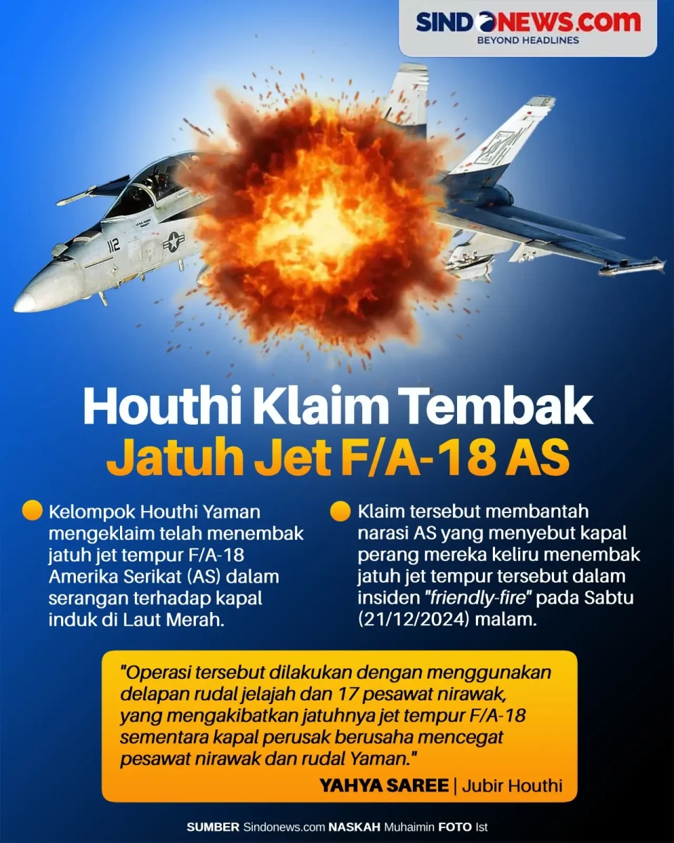 Tepis Narasi AS, Houthi...