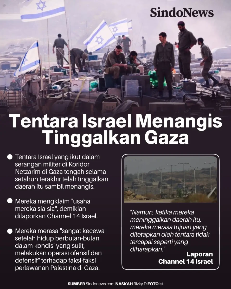 Tentara Israel Menangis...