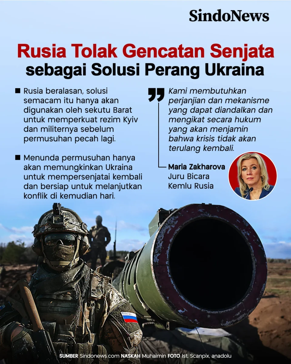 Rusia Tolak Gencatan...