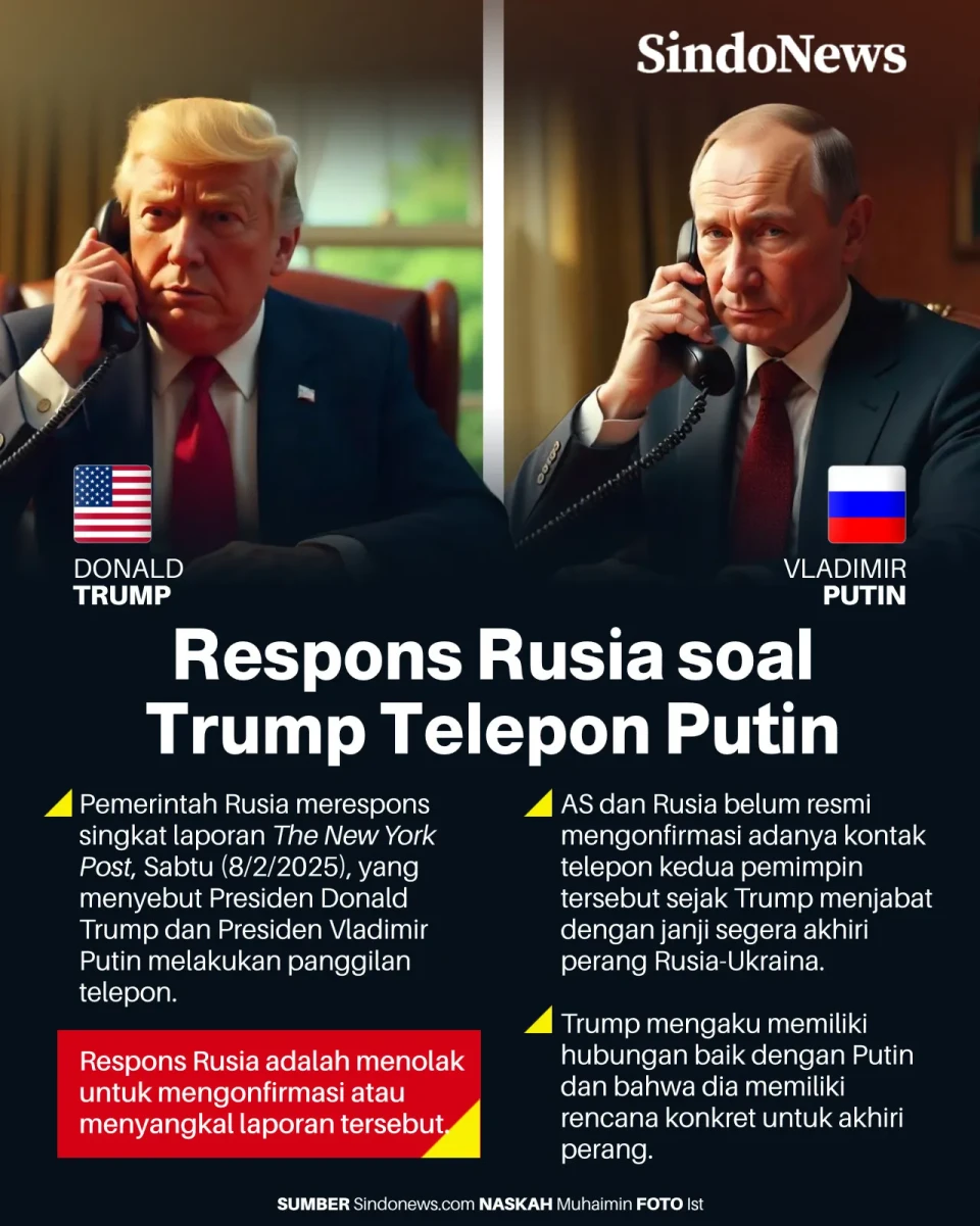 Respons Rusia soal Trump...