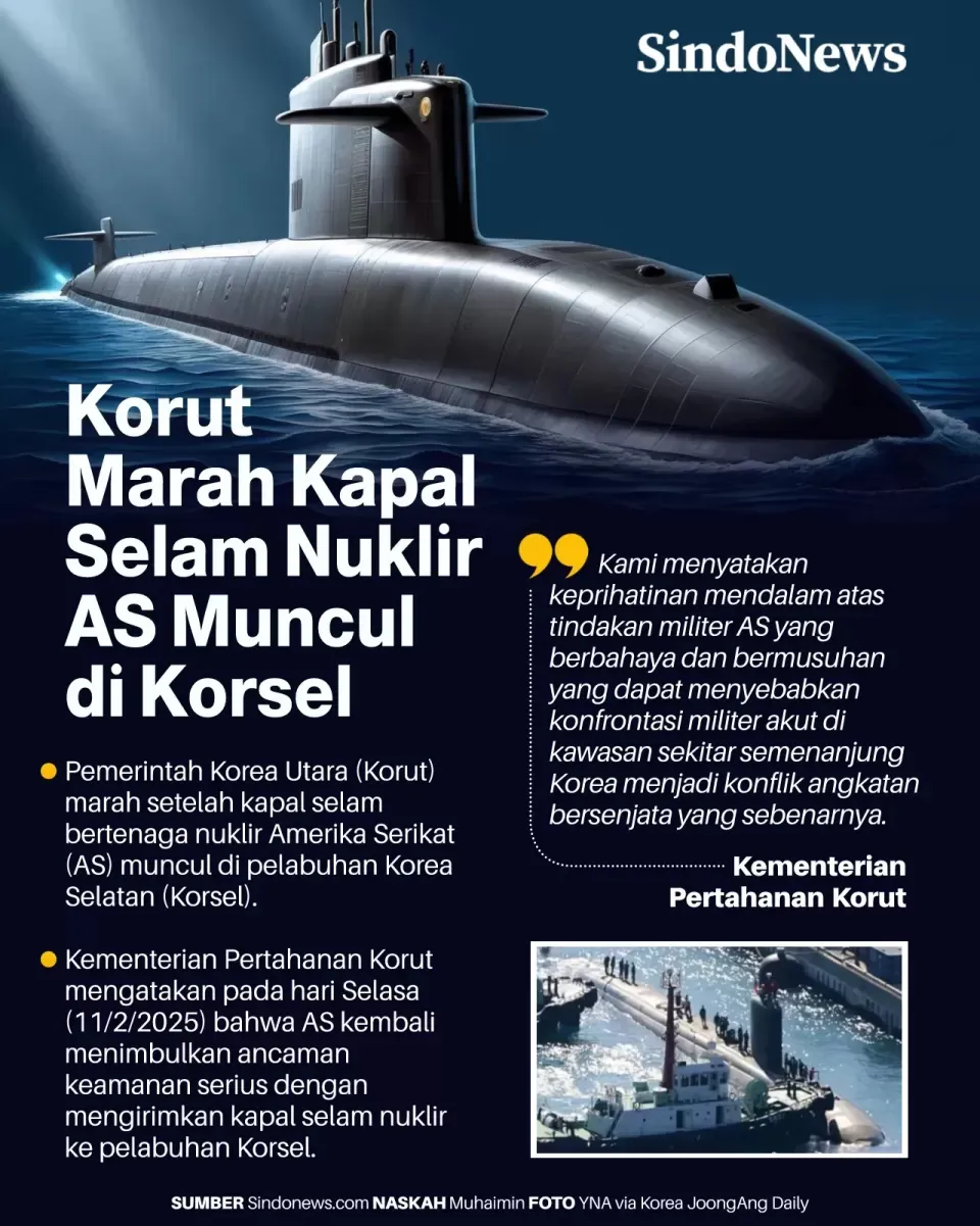 Kapal Selam Nuklir AS...