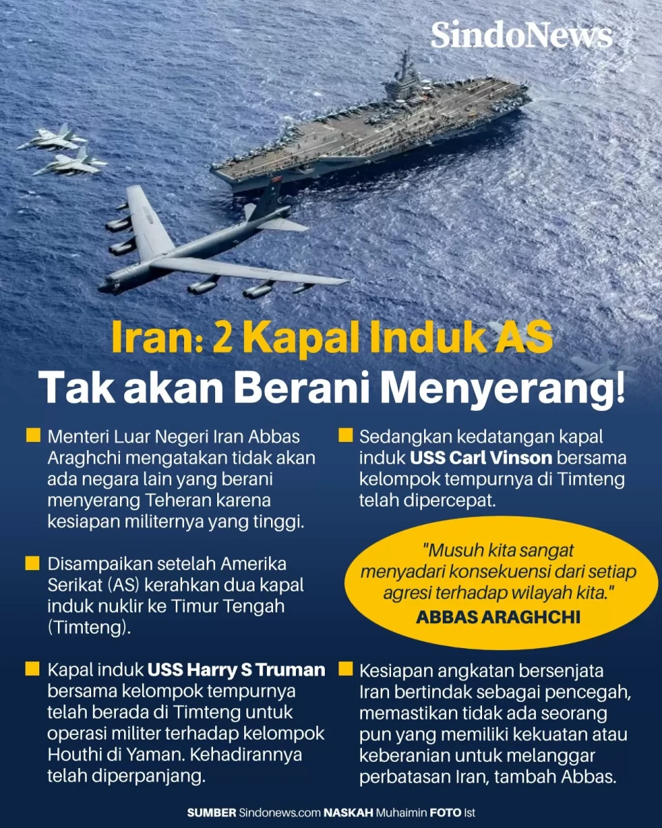 Iran: 2 Kapal Induk...