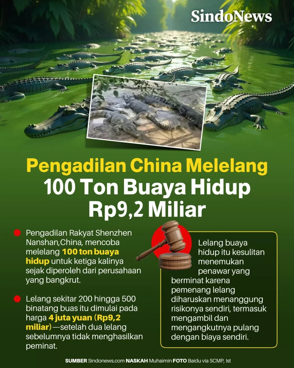 Pengadilan China Melelang...
