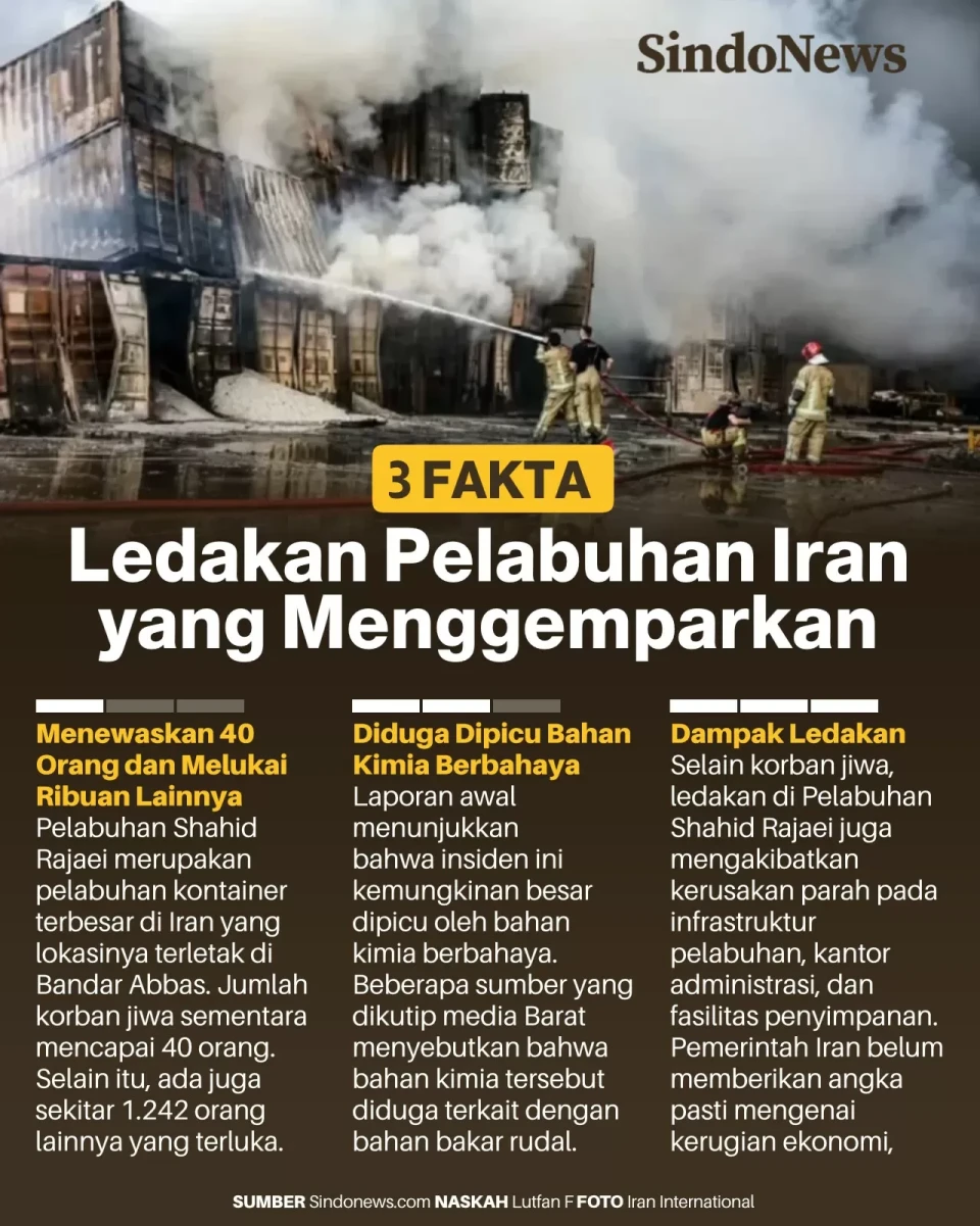 3 Fakta Ledakan Pelabuhan...