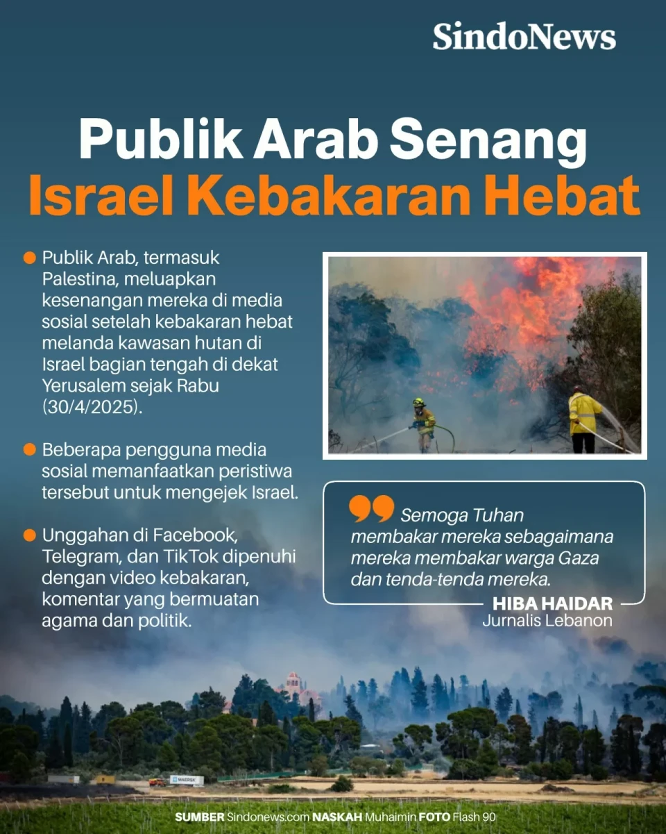 Publik Arab Senang Israel...