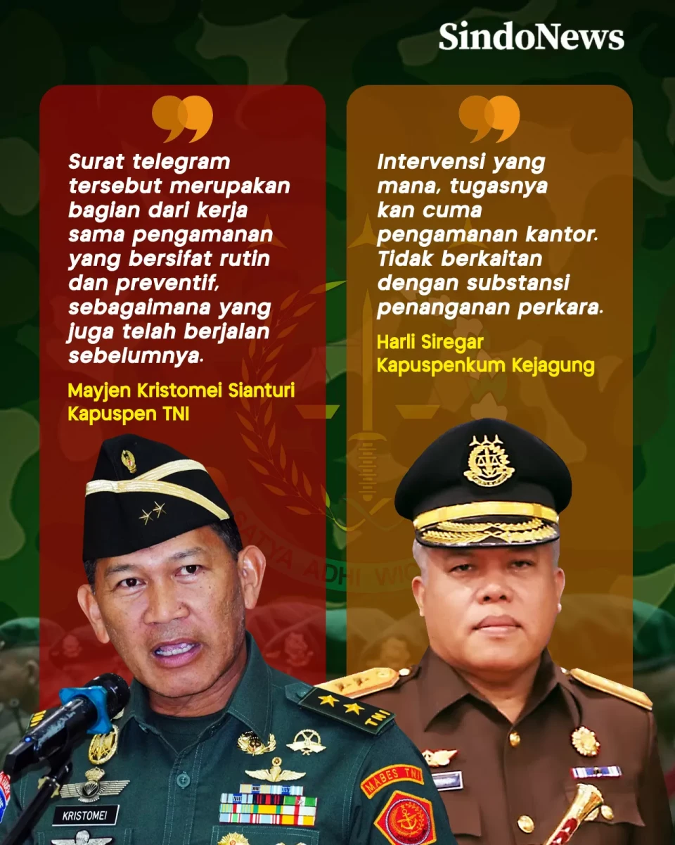 TNI Jaga Kejaksaan,...