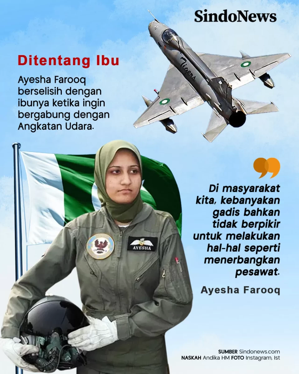 Ayesha Farooq, Pilot...