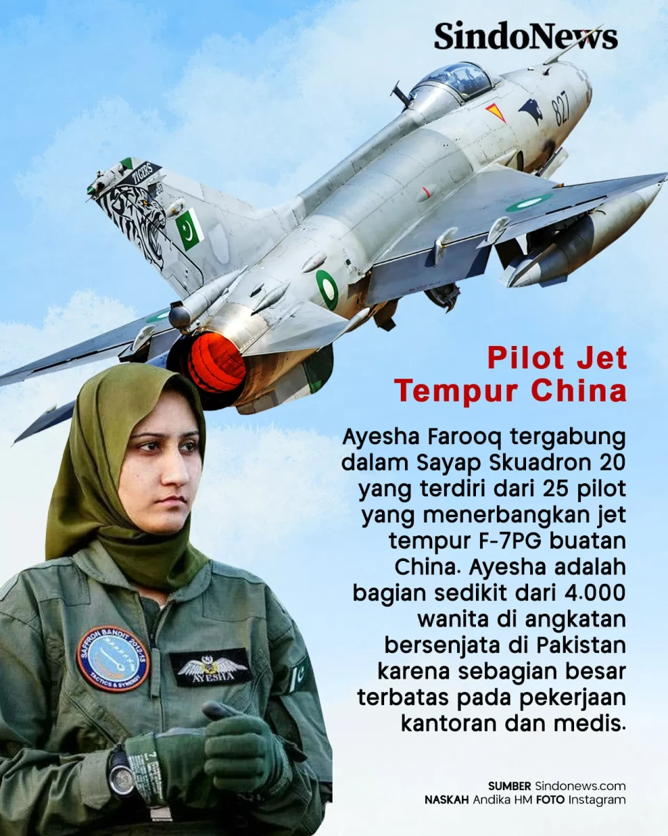 Ayesha Farooq, Pilot...