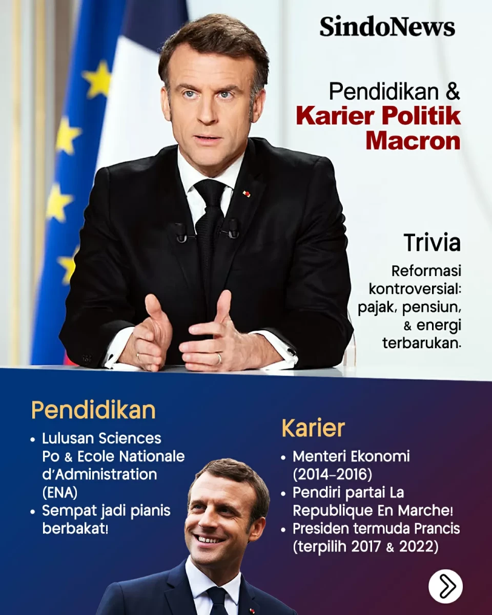 Profil Emmanuel Macron,...