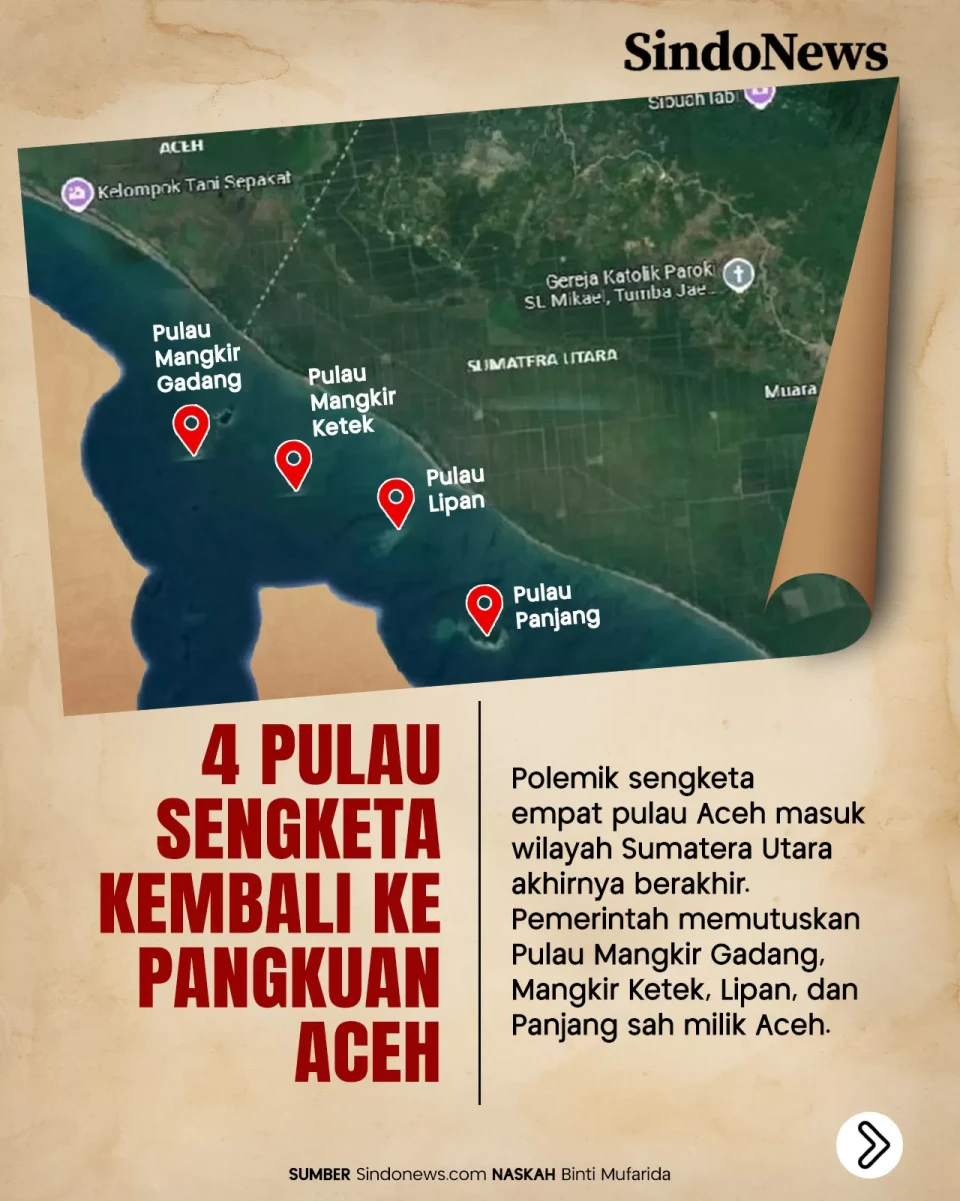 4 Pulau Sengketa Kembali...