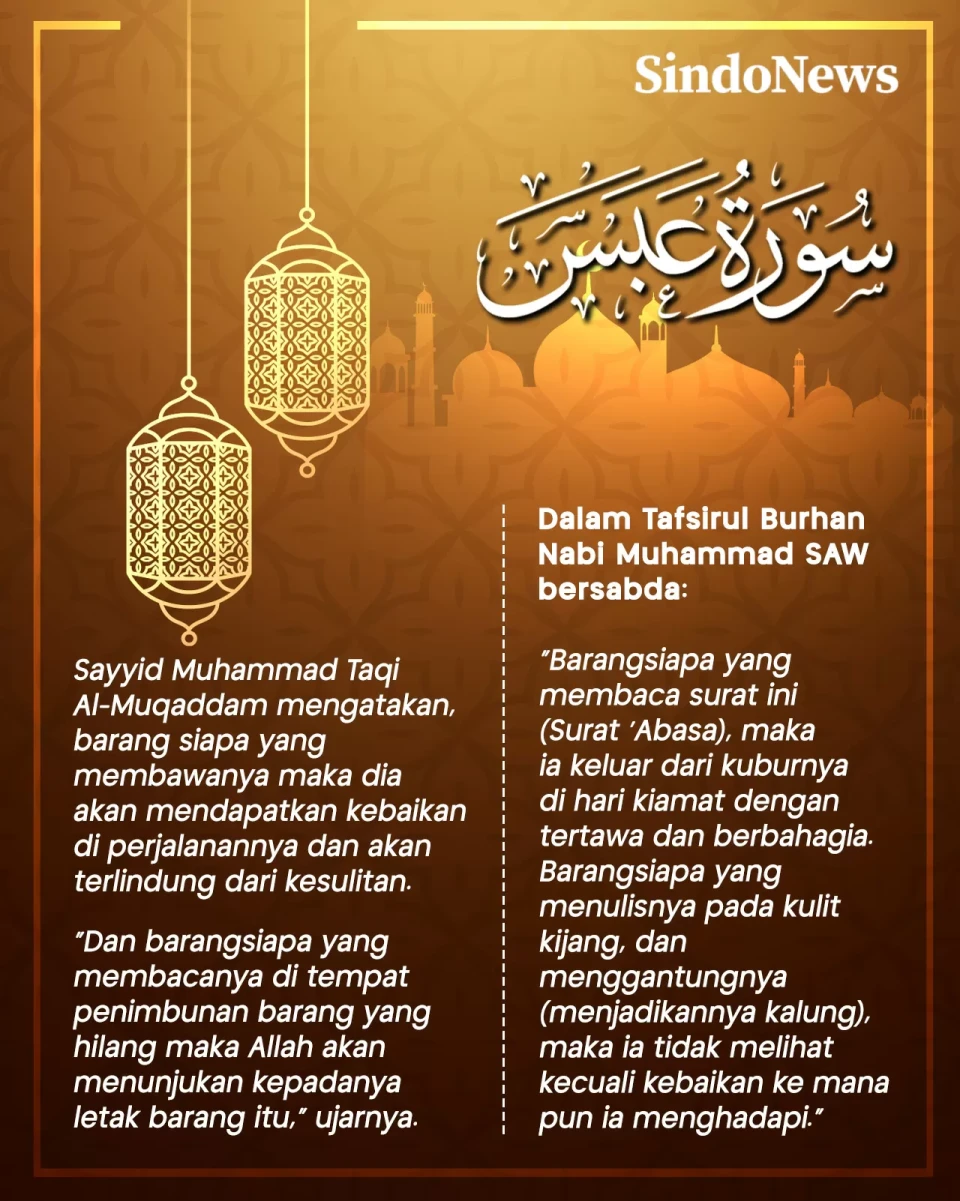 Khasiat Surat Abasa,...