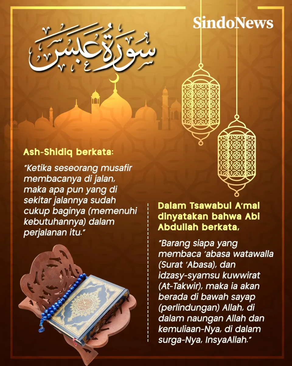 Khasiat Surat Abasa,...