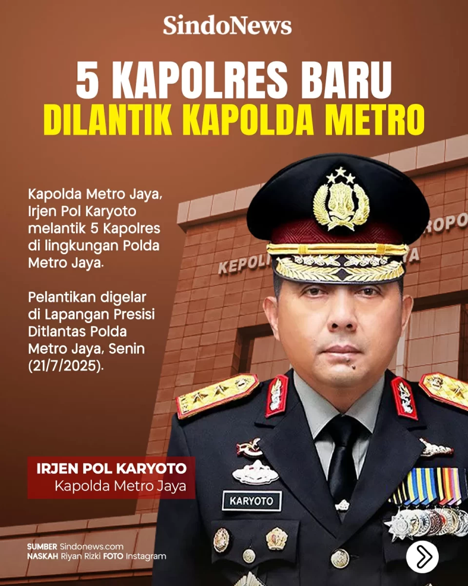Daftar 5 Kapolres Baru...