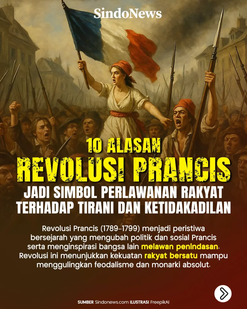 10 Alasan Revolusi Prancis...