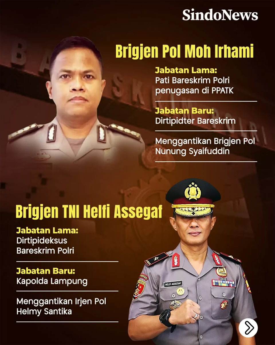 7 Perwira Tinggi Bareskrim...